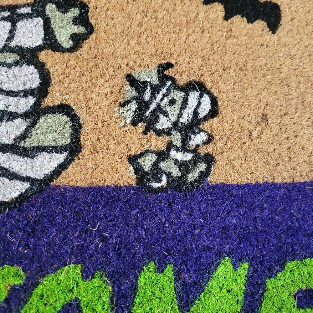 Peanuts Snoopy Woodstock Halloween Welcome Coir Door Mat 18”x28” Doormat Mummy